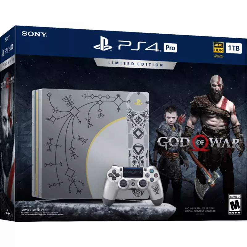 PS4 Pro 1TB Console God of War Limited Edition
