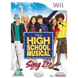High School Musical Sing It Wii