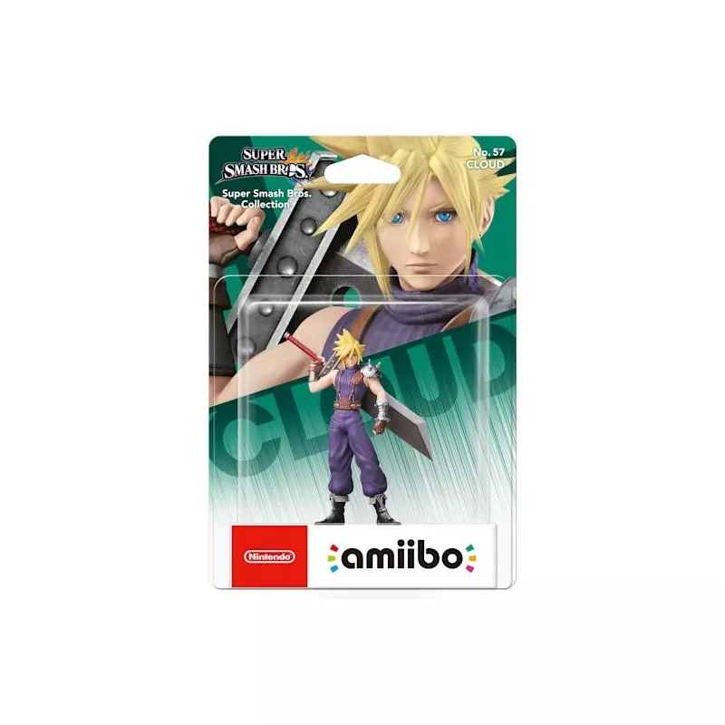 Nintendo Amiibo - Super Smash Bros Cloud Player 1 (No.57)