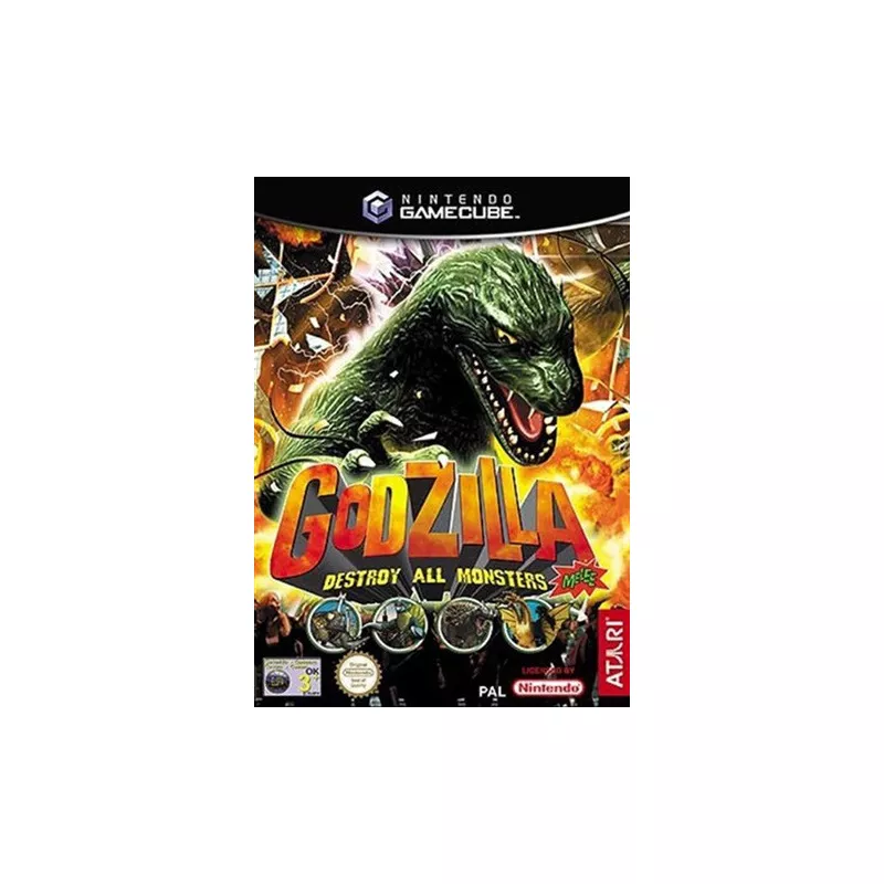 Godzilla Destroy All Monsters Melee Gamecube