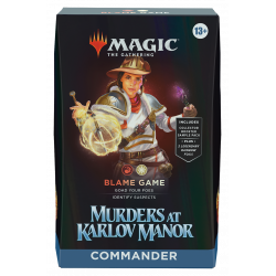 Magic The Gathering: Murders at Karlov Manor Blame Game Commander Deck