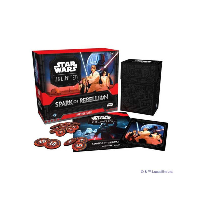 Star Wars Unlimited Sparks of Rebellion Prerelease Box