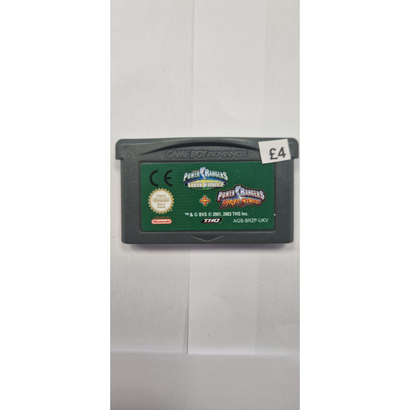 Power Rangers Time Force/Power Rangers Ninja Storm Gameboy Advance Power Rangers Time Force/Power Rangers Ninja Storm Gameboy Advance