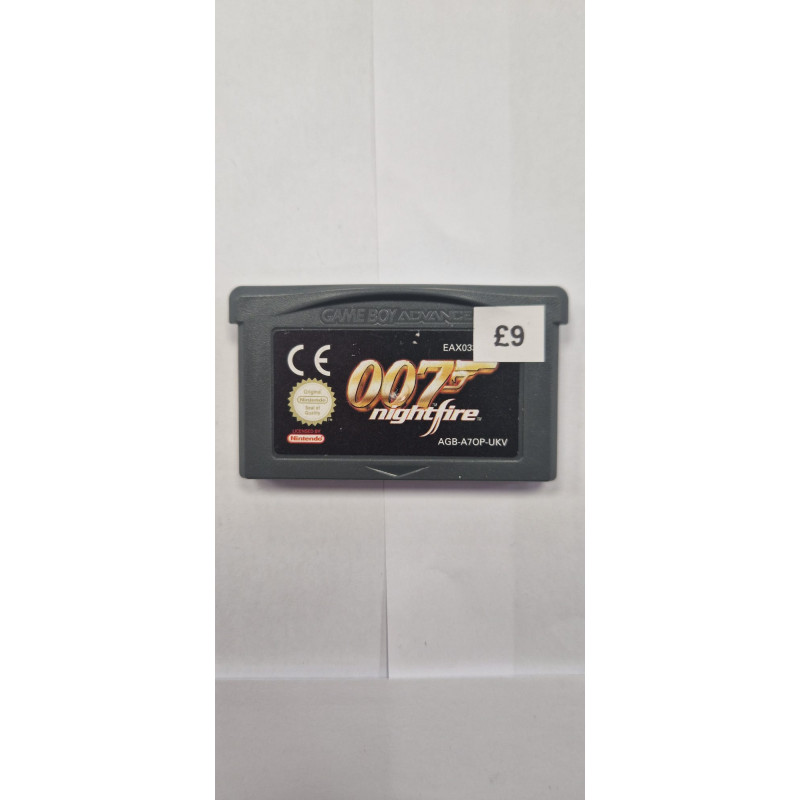 007 Nightfire Gameboy Advance 007 Nightfire Gameboy Advance