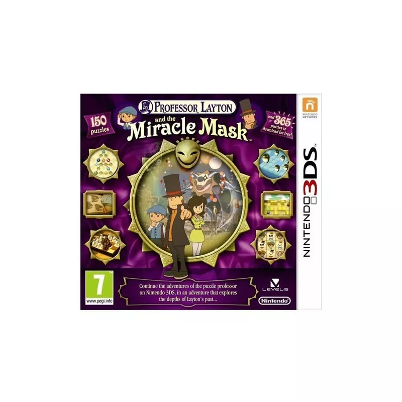 Professor Layton And The Miracle Mask 3DS - New & Sealed
